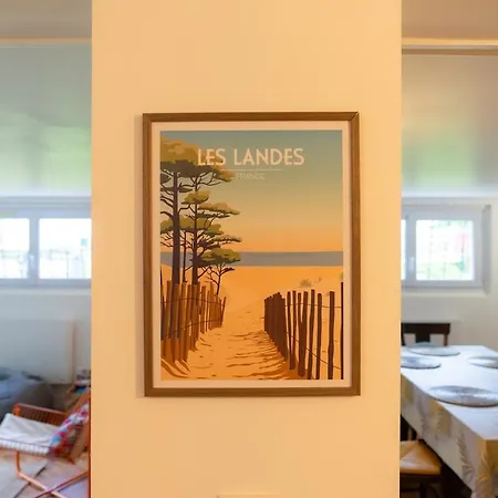 Ground Floor Apartment, Garden Bikes ,between And Ocean Soustons